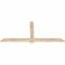 Ekena Millwork Eugene Smooth Timber Gable Bracket, Douglas Fir, 60"W x 27"H x 1 1/2"D x 3 1/2"F, 11/12 Pitch GBW060X27X0204EUG00SDF - alternate 4